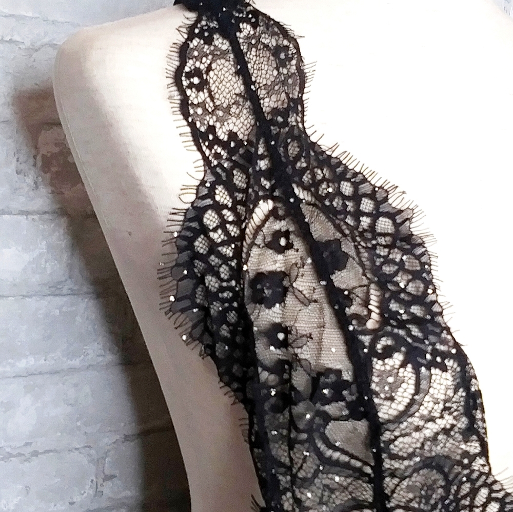 Free People Showoff Lace Bodysuit In Black Combo - Picture 7 of 11